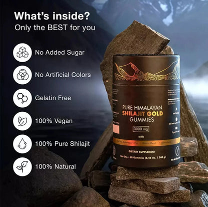 Shilajit Gold Pure Himalayan Gummies